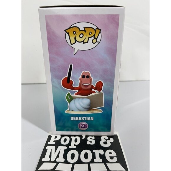 Funko Pop! The Little Mermaid: Sebastian 1239 Exclusive Vinyl Figure Brand New - Picture 5 of 8